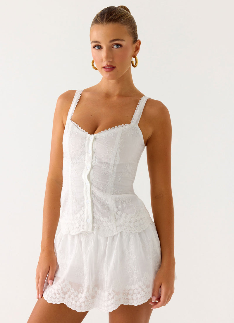 Addictive Top - White