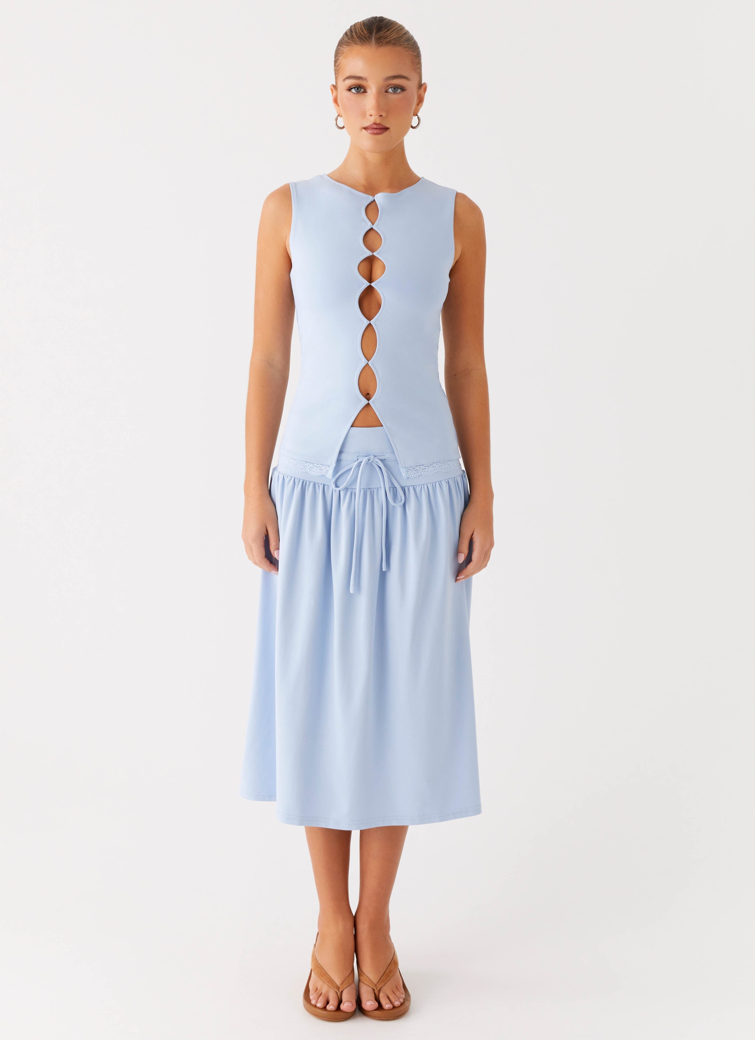 Dawn Drift Top - Blue